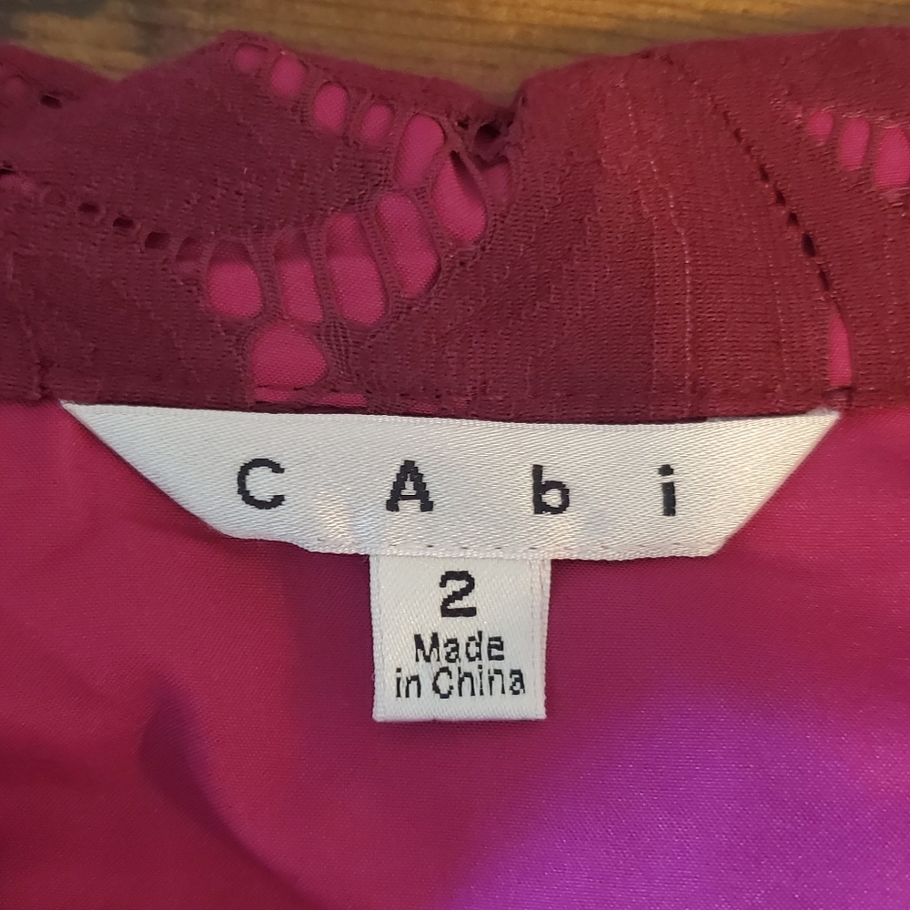 CAbi Frolic Plumberry Lace Jacket - Picture 5 of 7